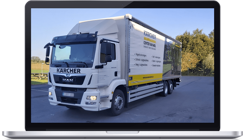 Vrachtwagenzeil van KCVM