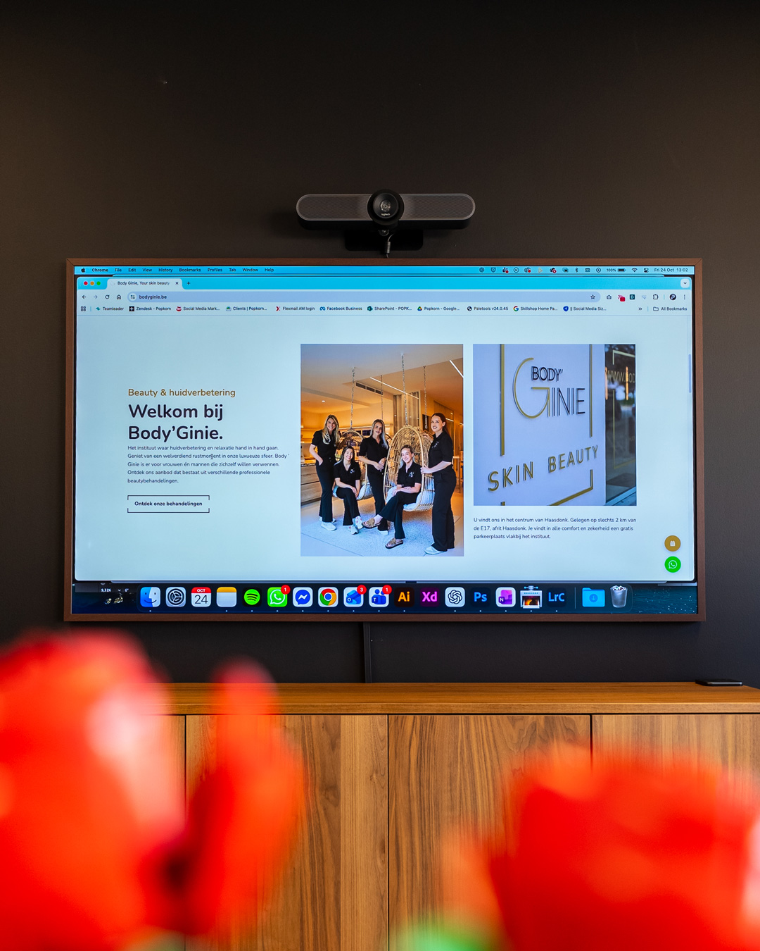 Online aanwezigheid voor huidverbetering en ontspanning